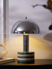 Luno Chrome Table Lamp-DWHOME
