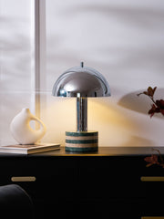 Luno Chrome Table Lamp-DWHOME