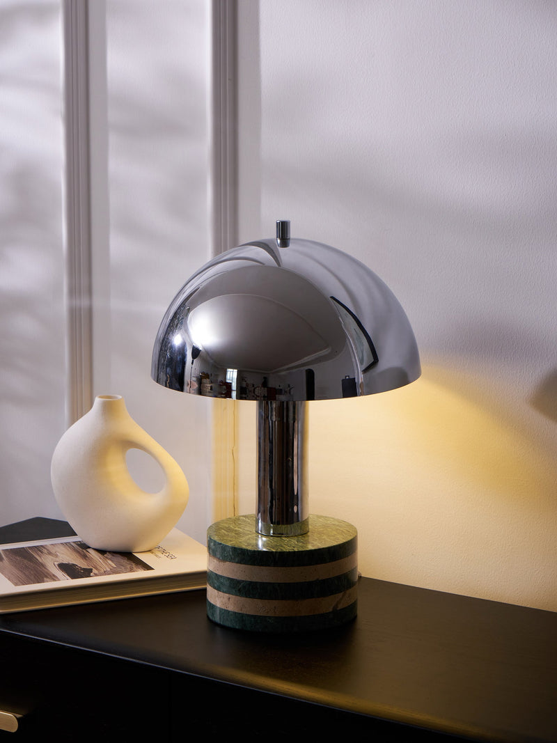 Luno Chrome Table Lamp-DWHOME