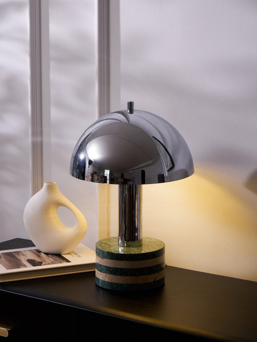 Luno Chrome Table Lamp-DWHOME