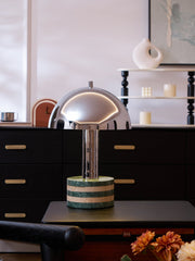 Luno Chrome Table Lamp-DWHOME