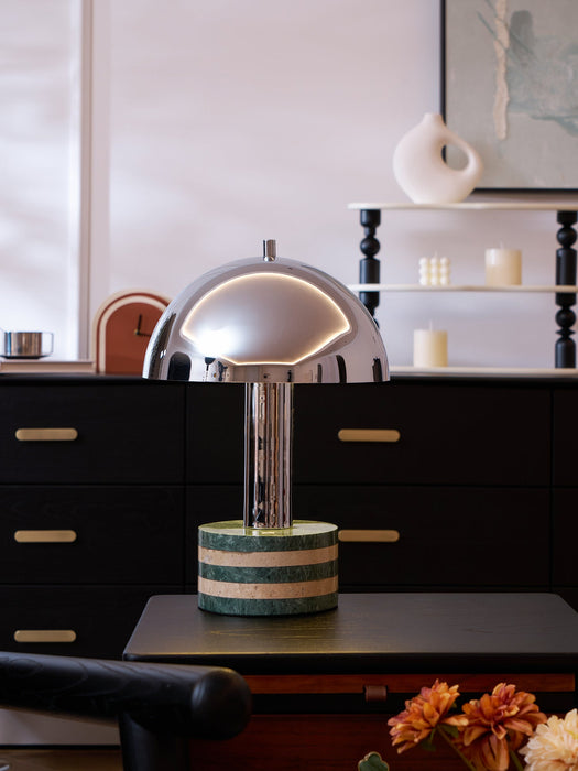 Luno Chrome Table Lamp-DWHOME