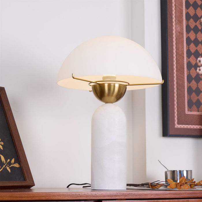 Peono Alabaster Table Lamp-DWHOME