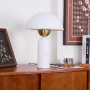 Peono Alabaster Table Lamp-DWHOME