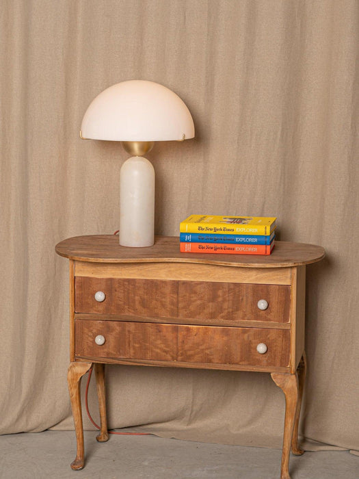 Peono Alabaster Table Lamp-DWHOME