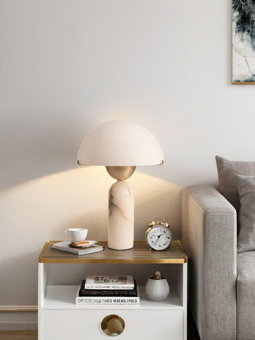 Peono Alabaster Table Lamp-DWHOME