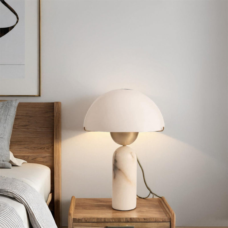 Peono Alabaster Table Lamp-DWHOME