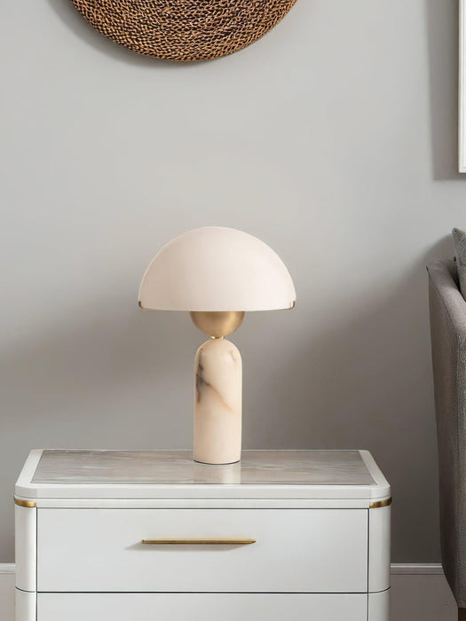 Peono Alabaster Table Lamp-DWHOME