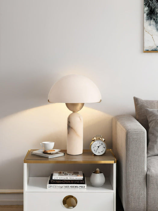 Peono Alabaster Table Lamp-DWHOME