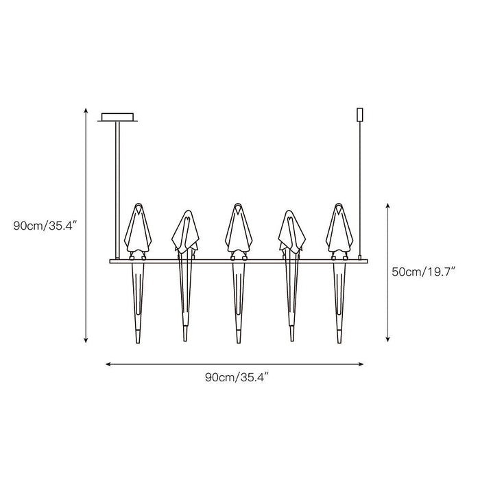 Perch Chandelier-DWHOME