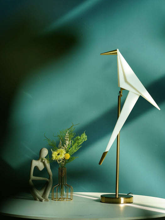 Paper Crane Bird Table Lamp - DWHOME