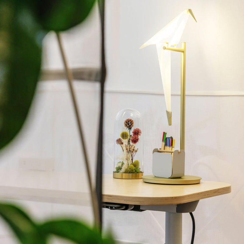 Paper Crane Bird Table Lamp-DWHOME