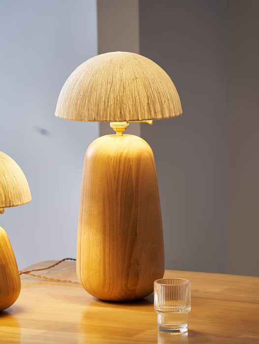 Percy Oak Table Lamp-DWHOME