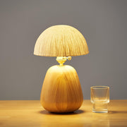 Percy Oak Table Lamp-DWHOME