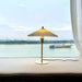 Perla Pleated Table Lamp-DWHOME
