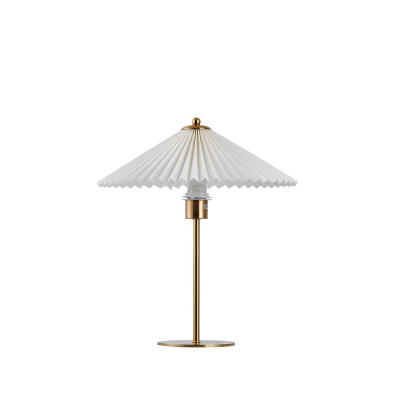 Perla Pleated Table Lamp-DWHOME