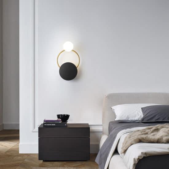 Persheen Modern Ring Wall Lamp.