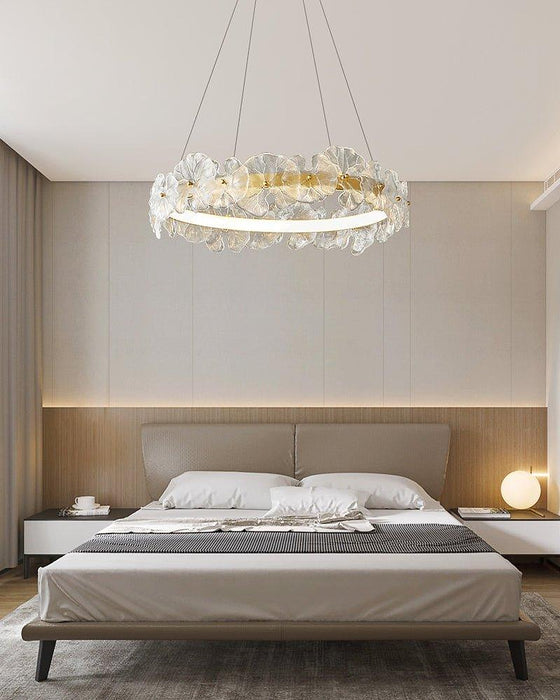 Petal Halo Chandelier-DWHOME