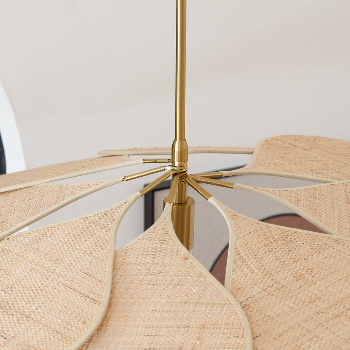 Petals Bloom Rattan Pendant Lamp.