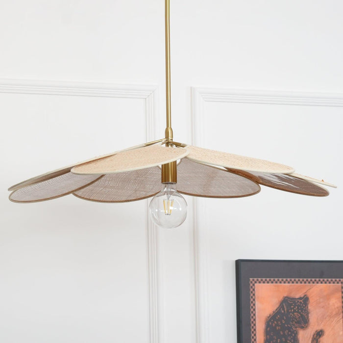 Petals Bloom Rattan Pendant Lamp-DWHOME