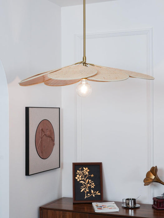 Petals Bloom Rattan Pendant Lamp-DWHOME