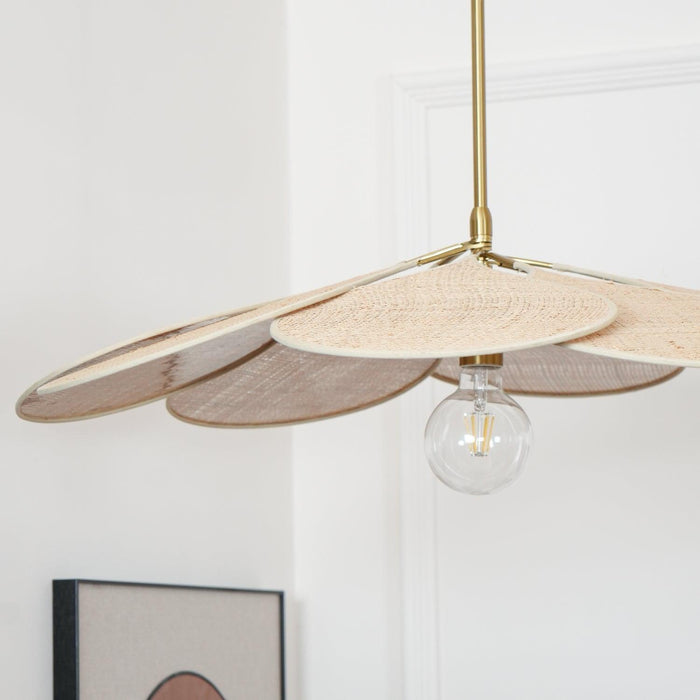 Petals Bloom Rattan Pendant Lamp-DWHOME