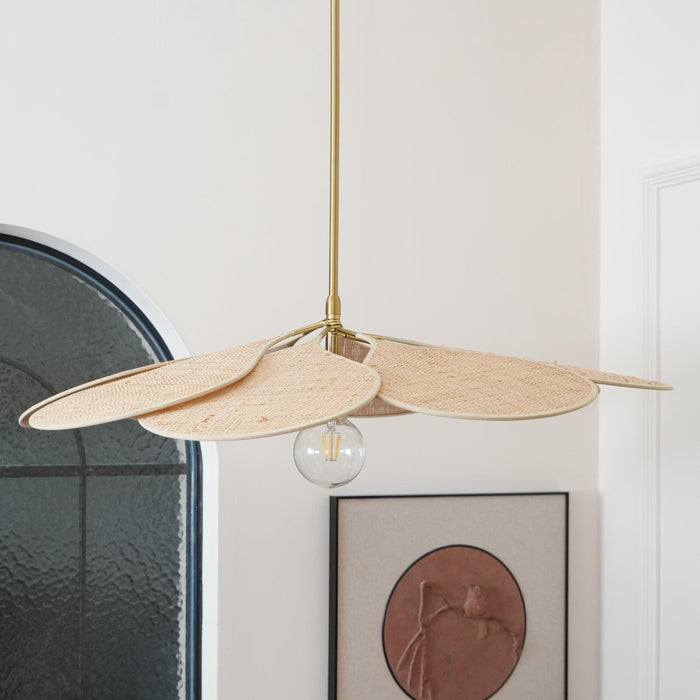Petals Bloom Rattan Pendant Lamp-DWHOME