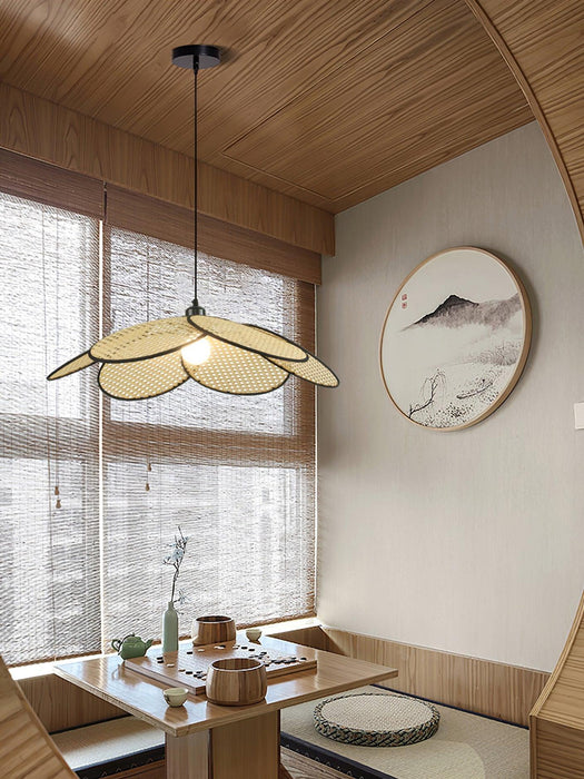Petals Rattan Pendant Lamp-DWHOME