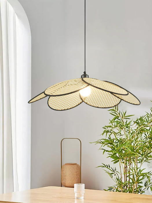 Petals Rattan Pendant Lamp.