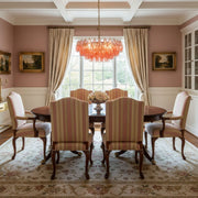 Pink Polygon Drop Chandelier-DWHOME