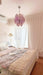 Pink Murano Disc Glass Chandelier-DWHOME