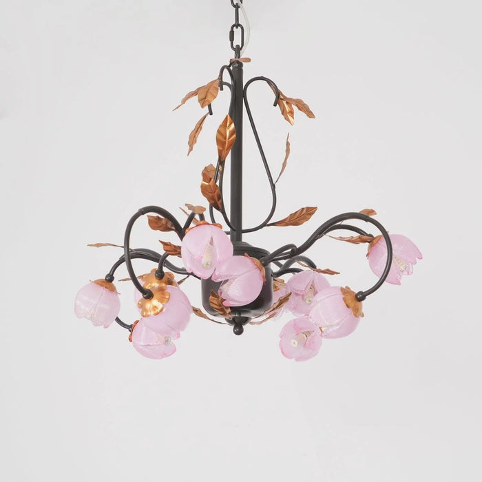 Pink Tulip Chandelier-DWHOME