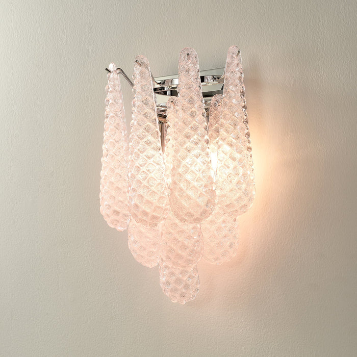 Pink Waffle Wall Sconce - Vakkerlight