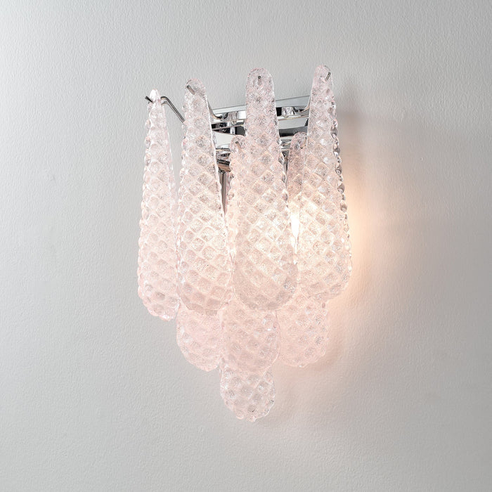 Pink Waffle Wall Sconce - Vakkerlight