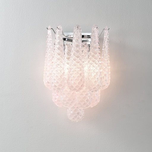 Pink Waffle Wall Sconce - Vakkerlight