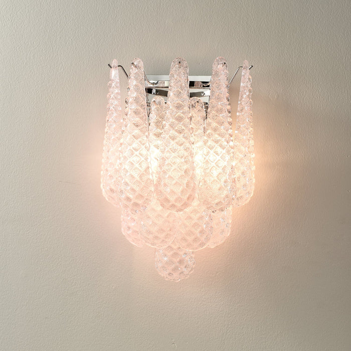 Pink Waffle Wall Sconce - Vakkerlight