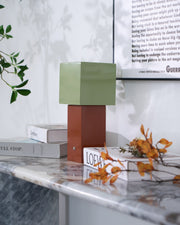 Cubic Accent Portable Table Lamp-DWHOME