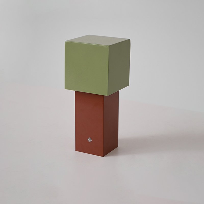 Cubic Accent Portable Table Lamp-DWHOME