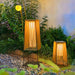 Plastic Rattan Outdoor Post Light-DWHOME