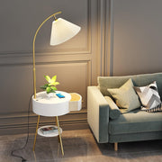 Pleated Arc Floor Light-DWHOME