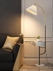 Pleated Arc Floor Light-DWHOME