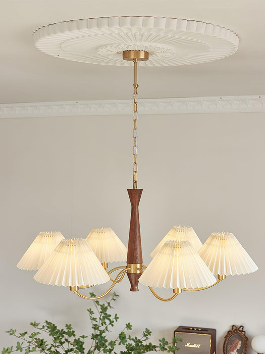 Pleated Chandelier - Vakkerlight