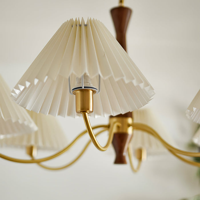 Pleated Chandelier