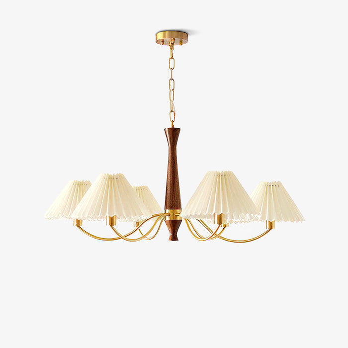 Pleated Chandelier