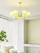 Pleated Fabric Matcha Chandelier - Vakkerlight