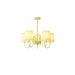 Pleated Fabric Matcha Chandelier - DWHOME