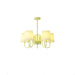 Pleated Fabric Matcha Chandelier - Vakkerlight