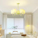 Pleated Fabric Matcha Chandelier - DWHOME