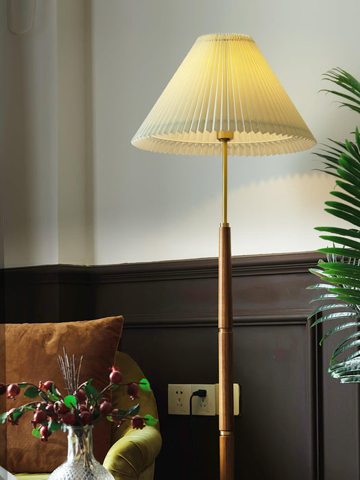 Pleated Floor Lamp.