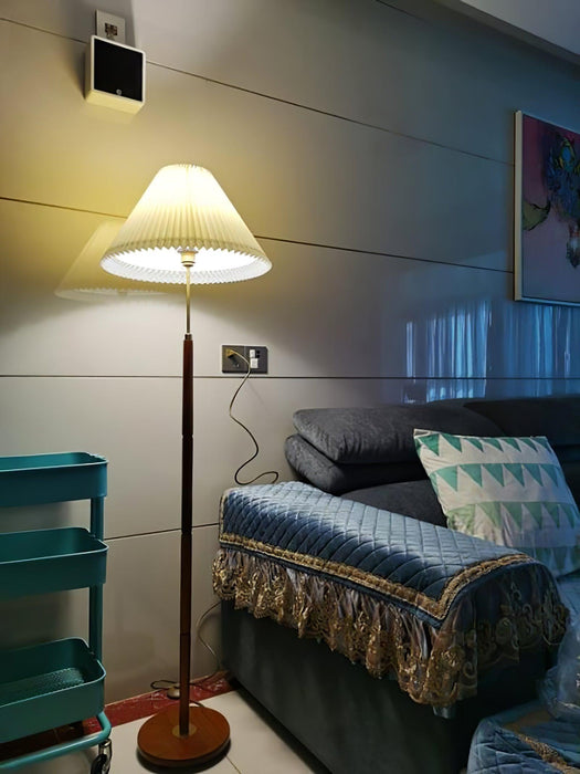 Pleated Floor Lamp-DWHOME